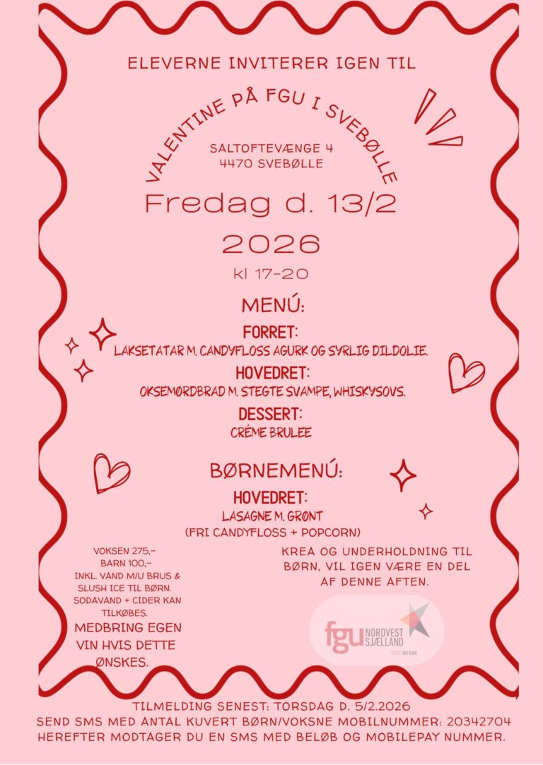 Valentins middag på FGU